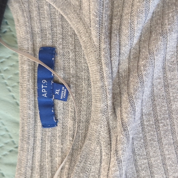 XL grey tunic sweater - Picture 3 of 5